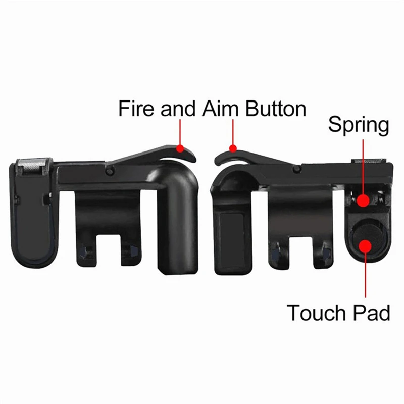 Триггер огонь Кнопка Aim ключ держатель для смартфона ручка для мобильных игр шутер контроллер PUBG подставка для Iphone X Xiaomi mi8 геймпад - Цвет: Fire Button