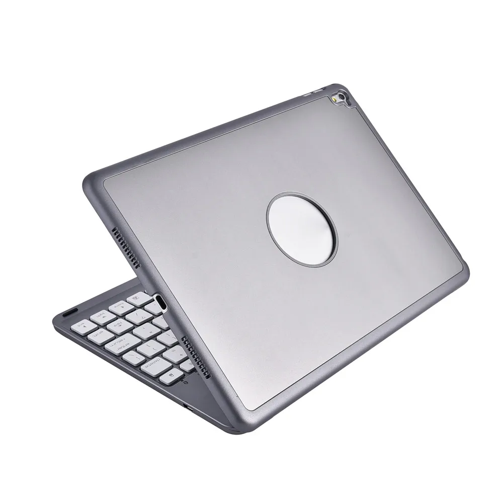 7 Colors Backlit Bluetooth Keyboard Smart Folio Case For iPad Pro 9.7inch 6A25 Drop Shipping