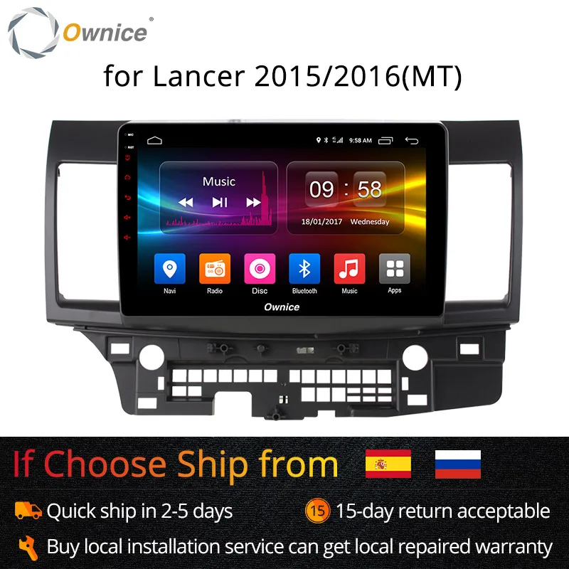 Ownice K1 K2 10.1" Android 8.1 Octa core Car DVD for MITSUBISHI LANCER