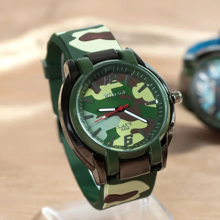 

Man Women Unsex Clock Special Offer Student Gift Watches Relogio Feminino Fashion Womage Camouflage Military Wristwatches Sports