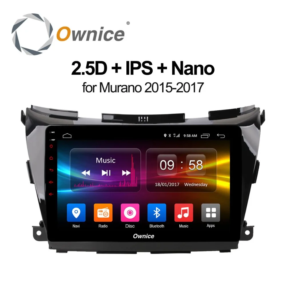 Perfect Ownice Android 8.1 For Nissan Murano 2015-2017 Car DVD Player 8 Core 2G RAM 4G LTE WIFI BT GPS map RDS Radio DVR camera OBD TPMS 0 Perfect Ownice Android 8.1 For Nissan Murano 2015-2017 Car DVD Player 8 Core 2G RAM 4G LTE WIFI BT GPS map RDS Radio DVR camera OBD TPMS 0