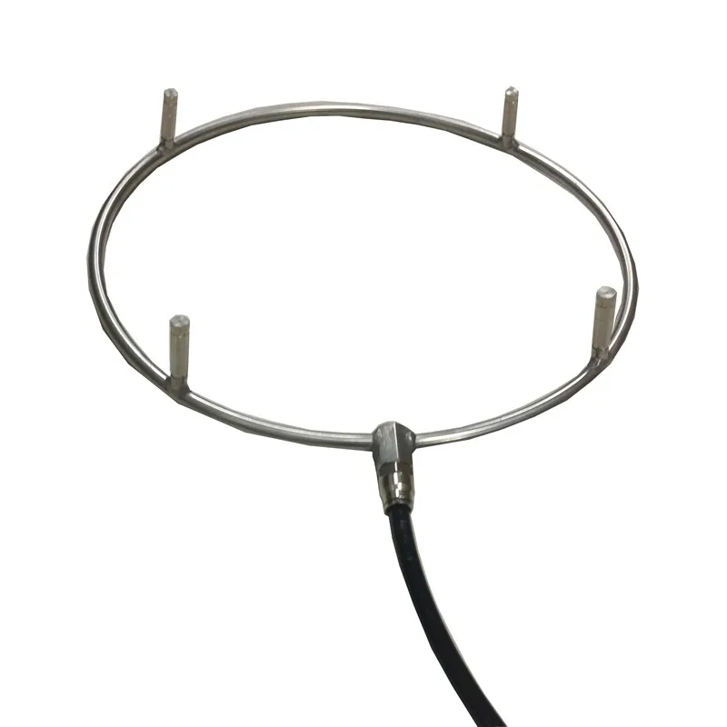 

C124 Diameter 35cm with 4 nozzle seats silver misting fan ring system for cooling stainless steel fan rings for mist system