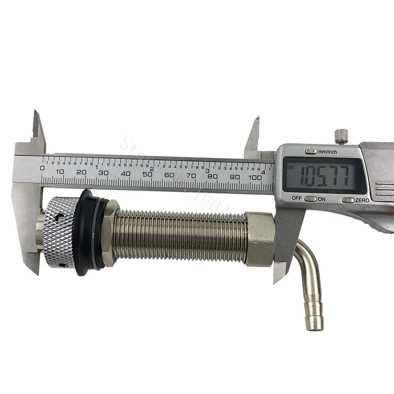  4 Inch 100mm Long G58 Draft Beer Tap Shank With Nut Tail Kit For Homebrew Keg Beer Faucet Tap Kegerator Tap  (3)