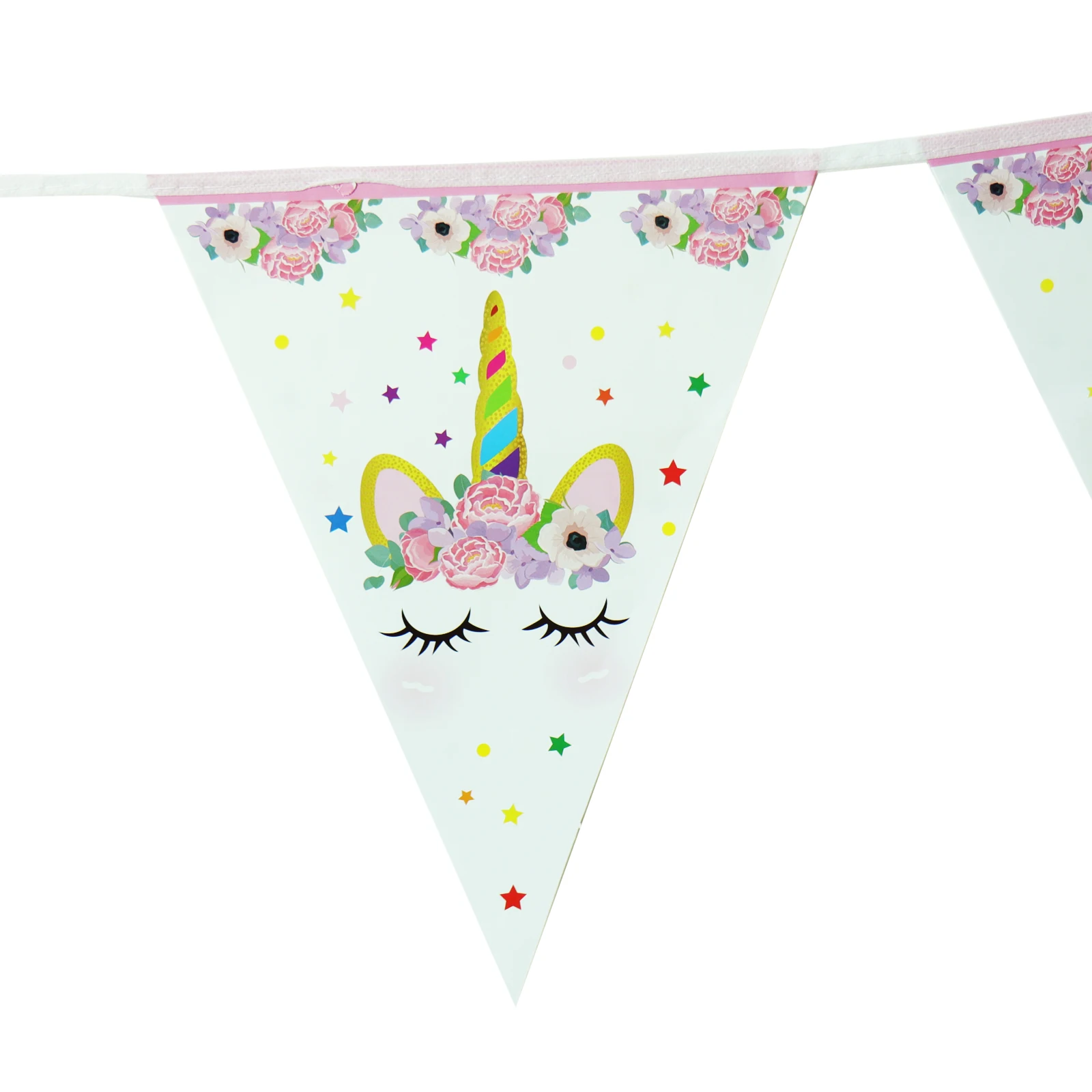 День вечерние рождения украшения Единорог бумажная пластина, чашка, баннеры, маска развлечение для детского праздника Единорог