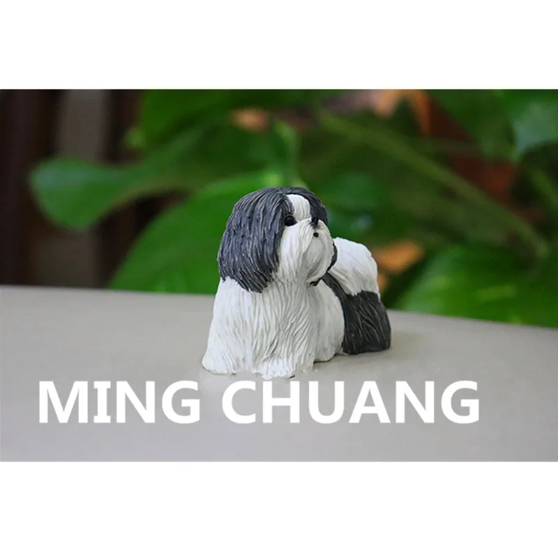 Mini-Cute-Simulation-Puppy-Statue-Chrysanthemum-Shih-Tzu-Care-for-dogs-Bust-Resin-Action-Figure-Collectible (5)
