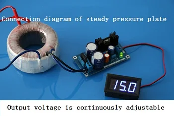 

LM317T single power stabilized circuit board output voltage continuous precision adjustment power board package parts