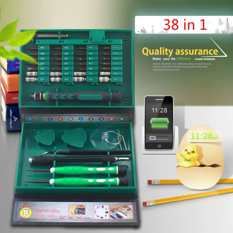 

38 in 1 Profession Screwdriver Set Precision Repair Tools Kit S2 Alloy Steel Material Tool for iPhone Cell Phone Computer Watch
