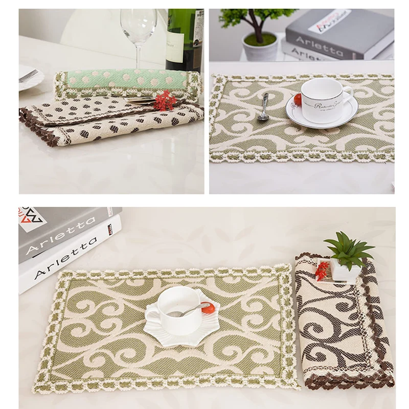 1pcs/lot Dinner Placemat Pvc Dining Table Mat Disc Pads Bowl Pad Coasters Waterproof Decor Cloth Slip-resistant | Дом и сад