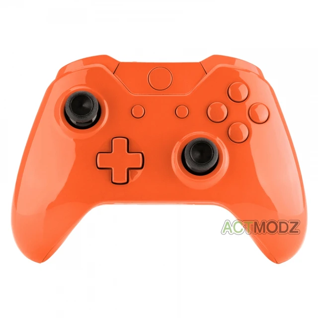 Polished Glossy Orange Shell Protective mod Kit for XBOX One Controllerin Cases from Consumer