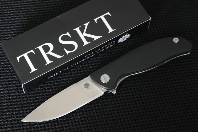 Тактический складной нож Trskt F3 шарикоподшипники Flipper 30 EVO 9CR18 Blade G10 + стальная ручка