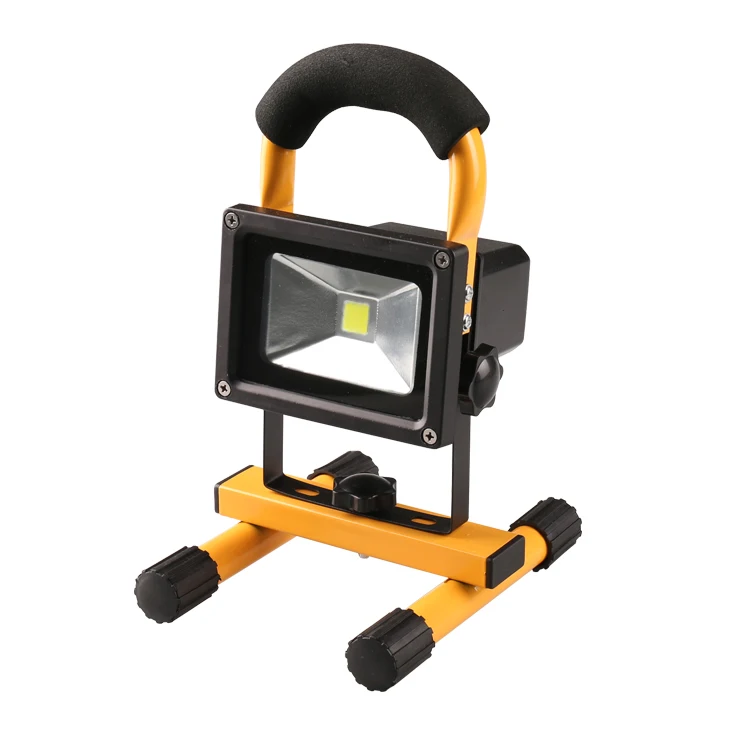 Red Flash + white LED Waterproof lamp charging Cast light Red light flash Emergency lamp portable Portable floodlight 10W photo