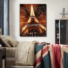 Картина по номерам художественная краска по номерам Diy Французский Пейзаж Эйфелева башня ручной работы цвет украшение картина маслом paintin