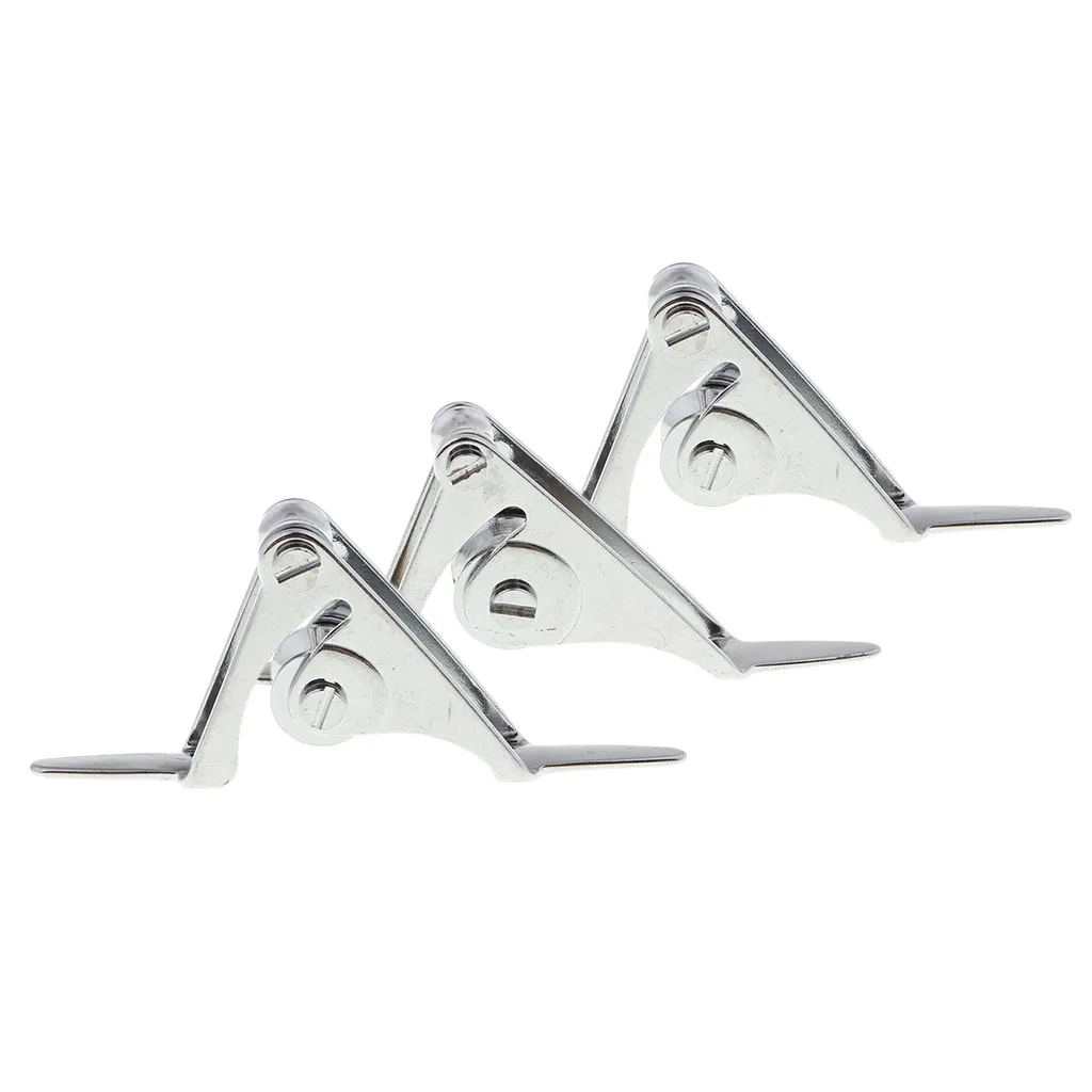 3PCS Stainless Steel Fishing Rod Roller Guide for Boat Slow Casting or Trolling Game Tip Top Ring Fishing Accessories