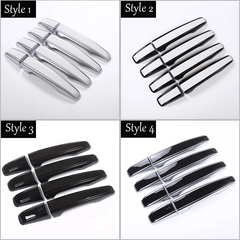 

4pcs Car Door Handle Trims For Land Rover Discovery Sport LR5 Range Rover Sport Evoque Vogue LR405 RRSport Replacement Parts LHD