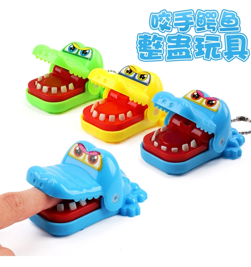Детская игрушка укус палец Акула Бегемот крокодил укус палец игра шутка прикол сувенир кляп игрушки для детей играть смешная игра семейный подарок