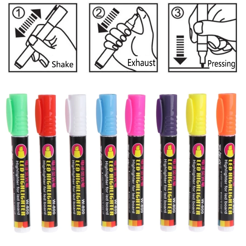 

Queen Bee Marking Pen Fluorescent 8 Color Beekeeping Tools Plastic Marker Supply