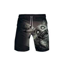 3D printed Terror Pokemon Summer New Quick Dry board shorts casual fashion hip pop Colorful colors Comfortable