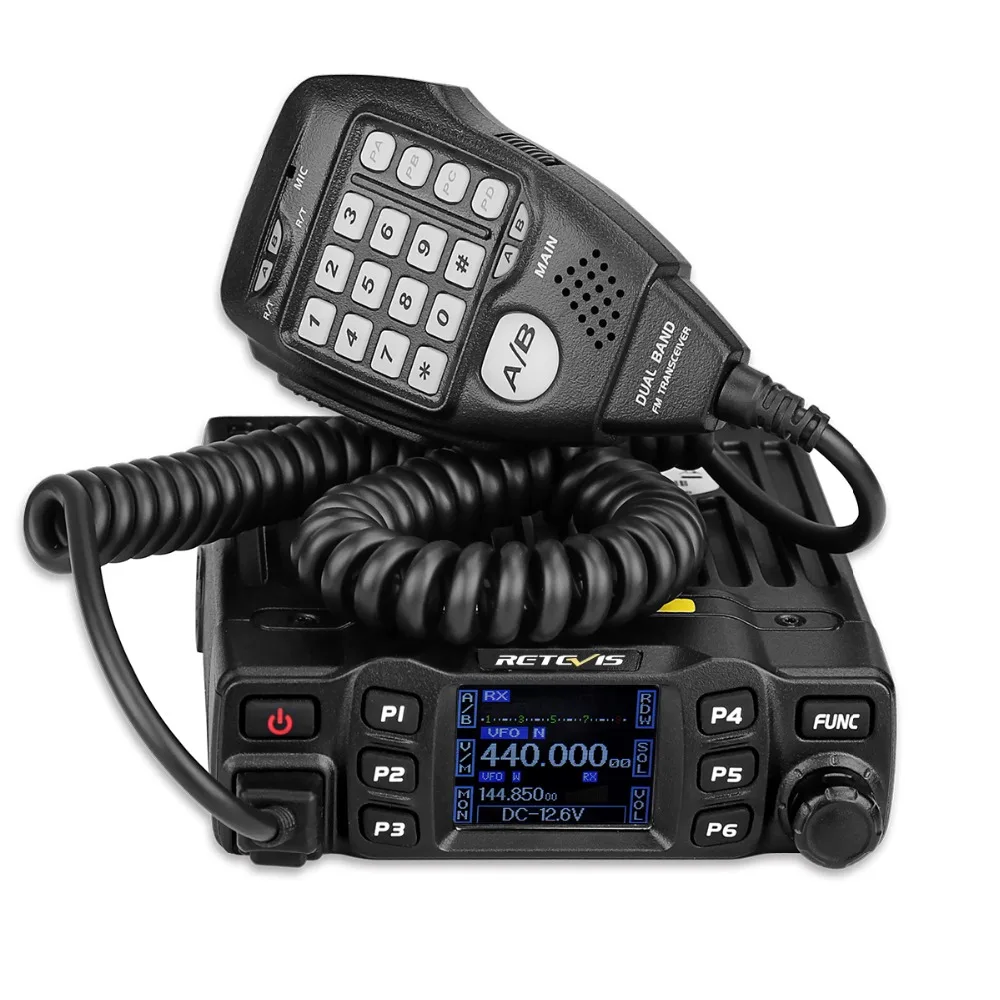 Retevis RT95 Mobile Car Radio Walkie Talkie VHF UHF Dual Band Two Way
