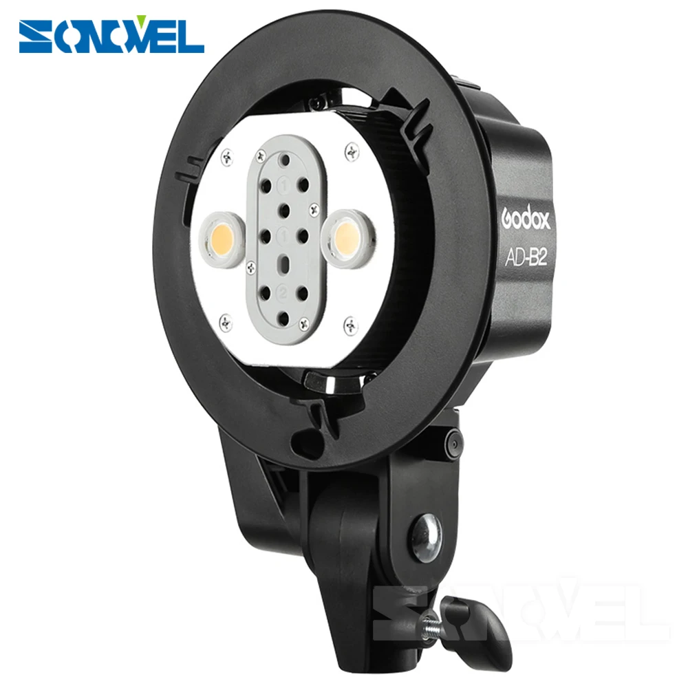 Godox AD-B2 Bowens Mount две трубки световая Головка Кронштейн для AD200 Портативный Вспышка Speedlite