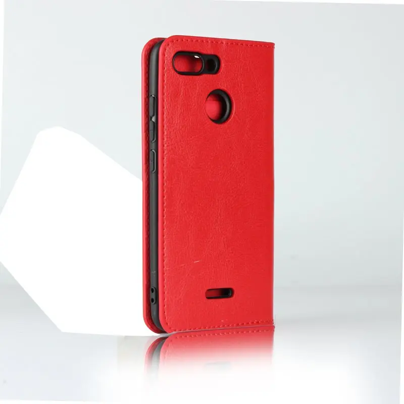 Чехол из натуральной кожи для Xiaomi Redmi 6, Роскошный деловой кошелек, чехол для Xiaomi Redmi 6, откидная сумка, аксессуары для телефона, Etui, чехол