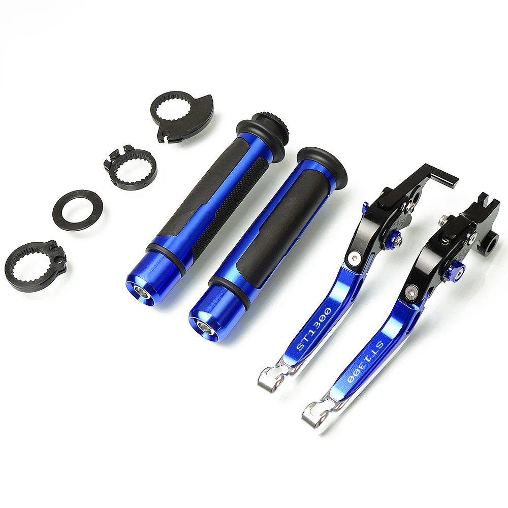 Для Honda VFR750 VFR 750 1991-1997 1992 1993 1994 1995 1996 Мотоцикл с ЧПУ Регулируемый складной тормозной рычаг сцепления ручками - Цвет: Black Blue Silver