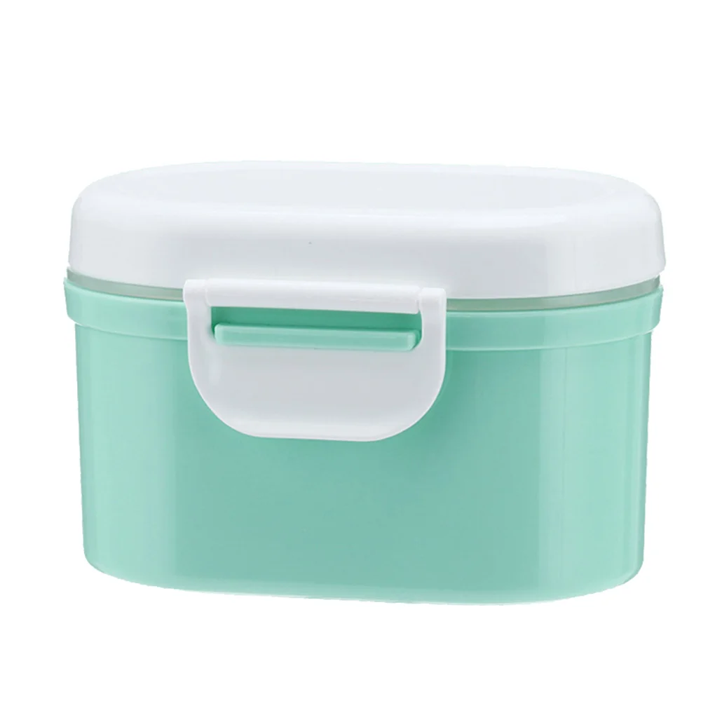 3 New Baby Milk Powder Container Infant Formula Dispenser Portable Stackable Snacks Storage Box - Color: 3