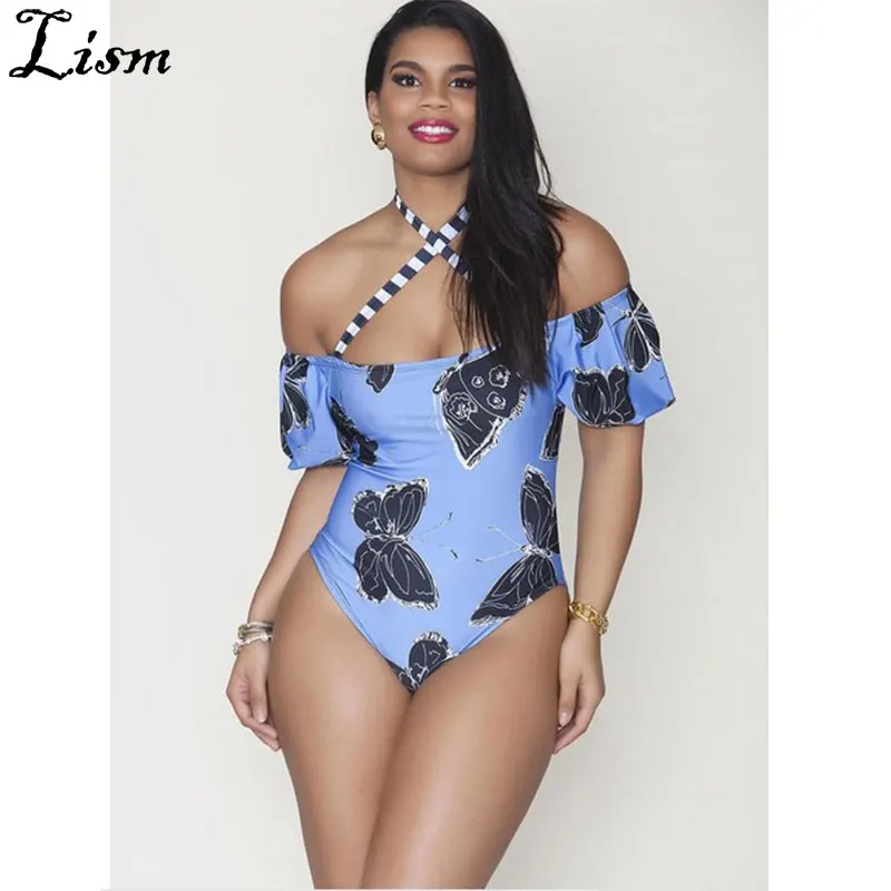 

LISM 2019 One Piece Set Bodysuit Tankini Plus Size L-3XL Bathing Suit Sexy Brazilian Style Beachwear Fashion Large Size Swimsuit