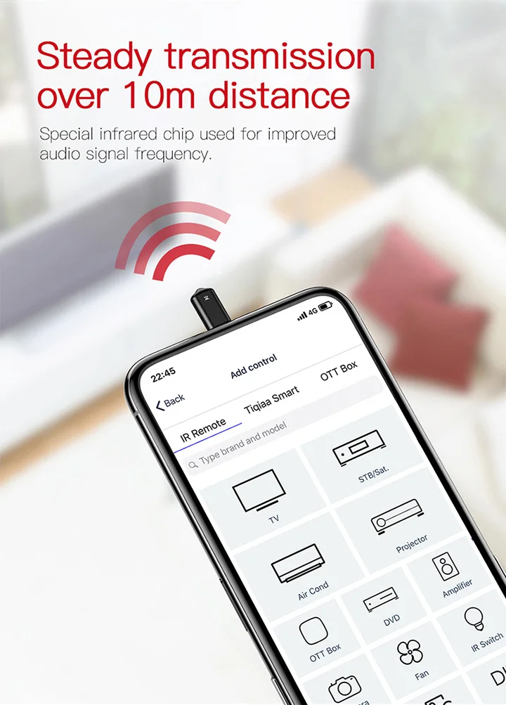 Baseus Универсальный инфракрасный пульт дистанционного управления для iPhone XS Max XR X 8 IR беспроводной умный пульт дистанционного управления для телевизора кондиционер проектор