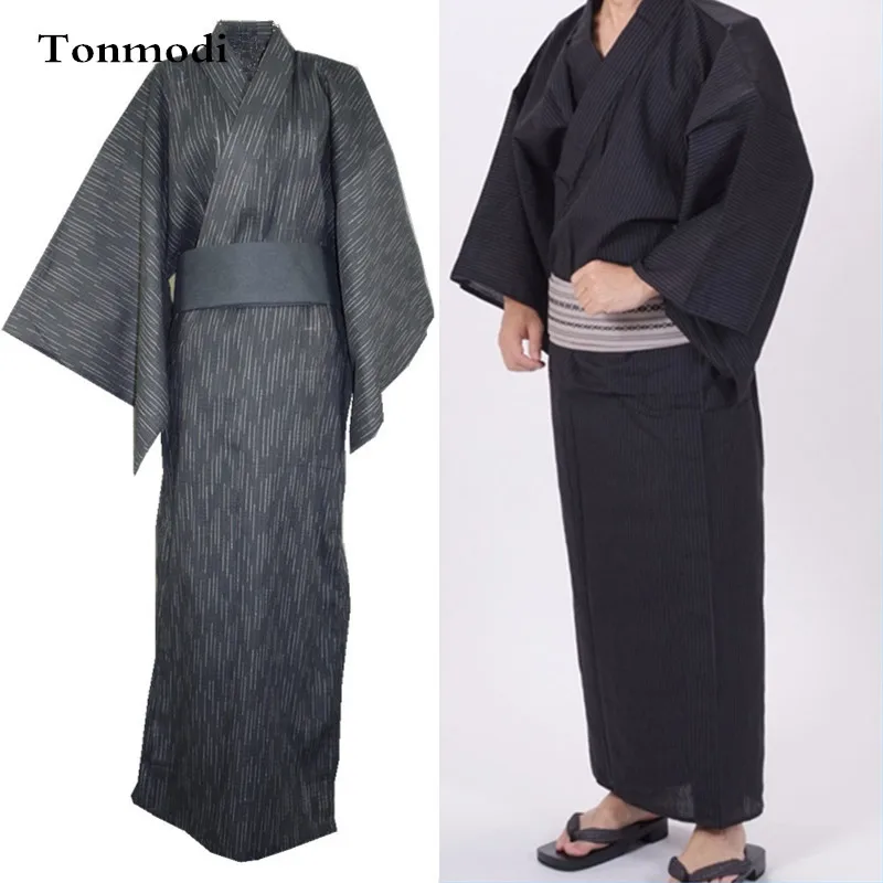 

Bathrobe For Men Kimono Sleep Gown Robes Mens Long nightgown