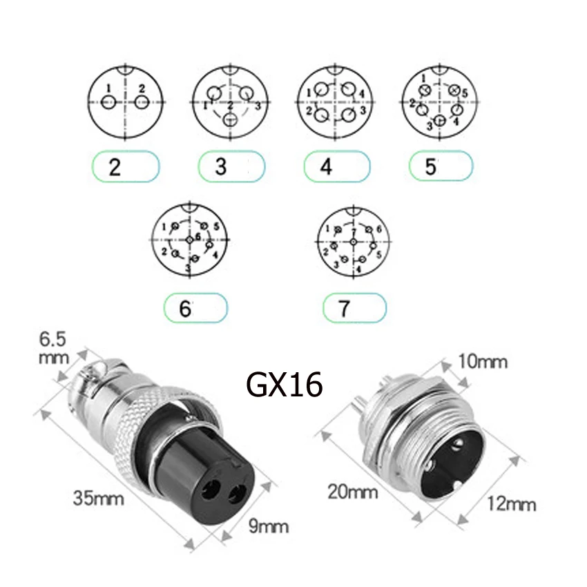 GX12 GX16 GX20 2/3/4/5/6/7/8/9/10/12/13/14/15P шпильки женский мужской воздуха авиационные разъёмы Мощность кабели электрическая штепсельная розетка