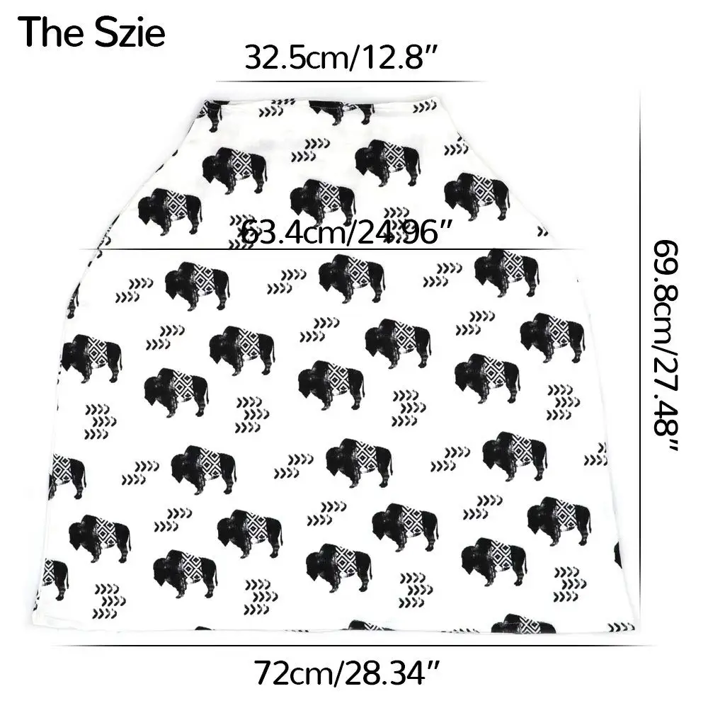 Эластичный детское автокресло крышка с 4-в-1 Многофункциональное использование для детское автокресло и уход за ребенком/Грудное вскармливание шарф на коляску и кормления
