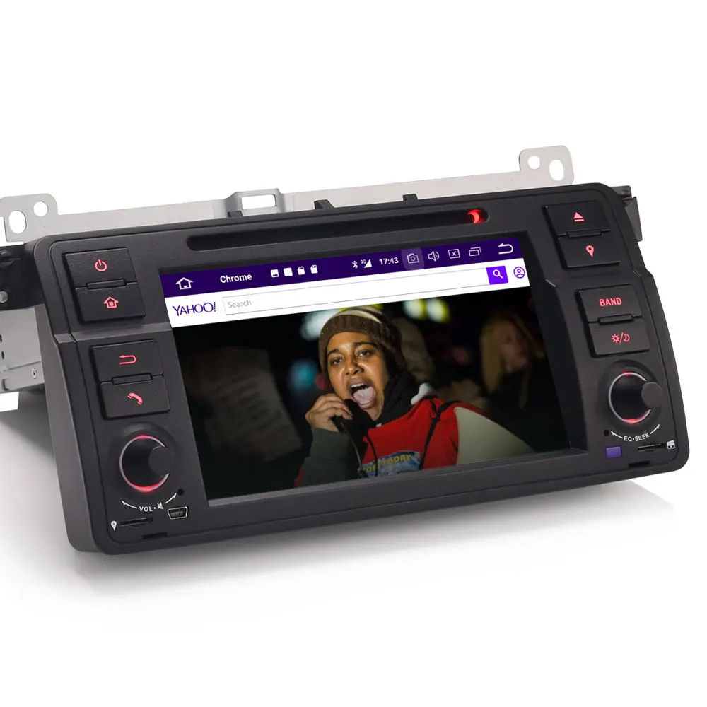 Excellent 7" Android 9.0 OS Car DVD Multimedia GPS Radio for BMW E46 1998-2006 (318/320/325) & BMW M3 1998-2006 with 3G/4G Dongle Support 1