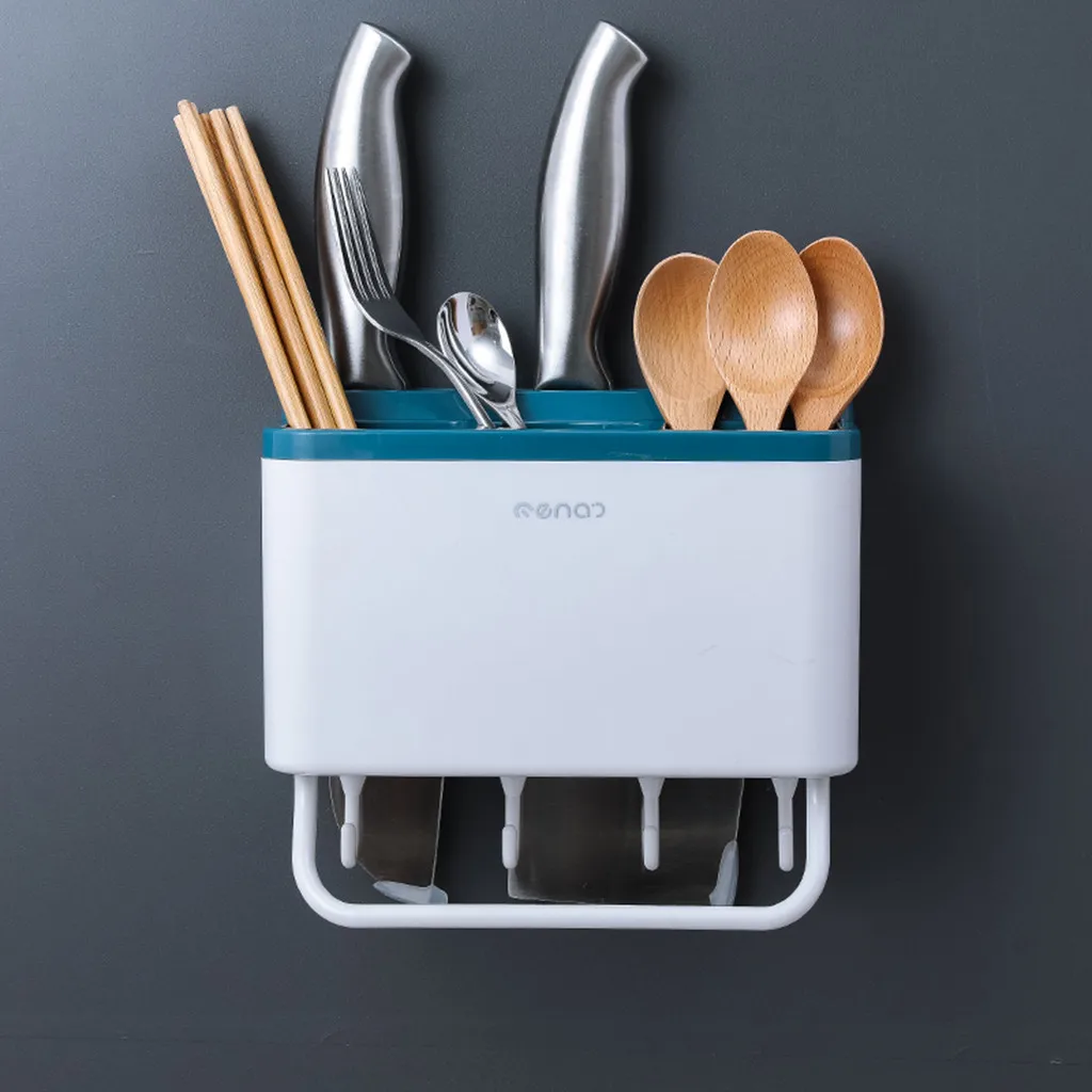 

ABS Kitchen Spoon Chopsticks Fork Cut Draining Rack Storage Holder Organizer Strainer Stand Kitchenware Tools B1