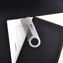 

Feiye brand boys portable hair all-metal stainless steel comb anti-static defense comb simple small comb