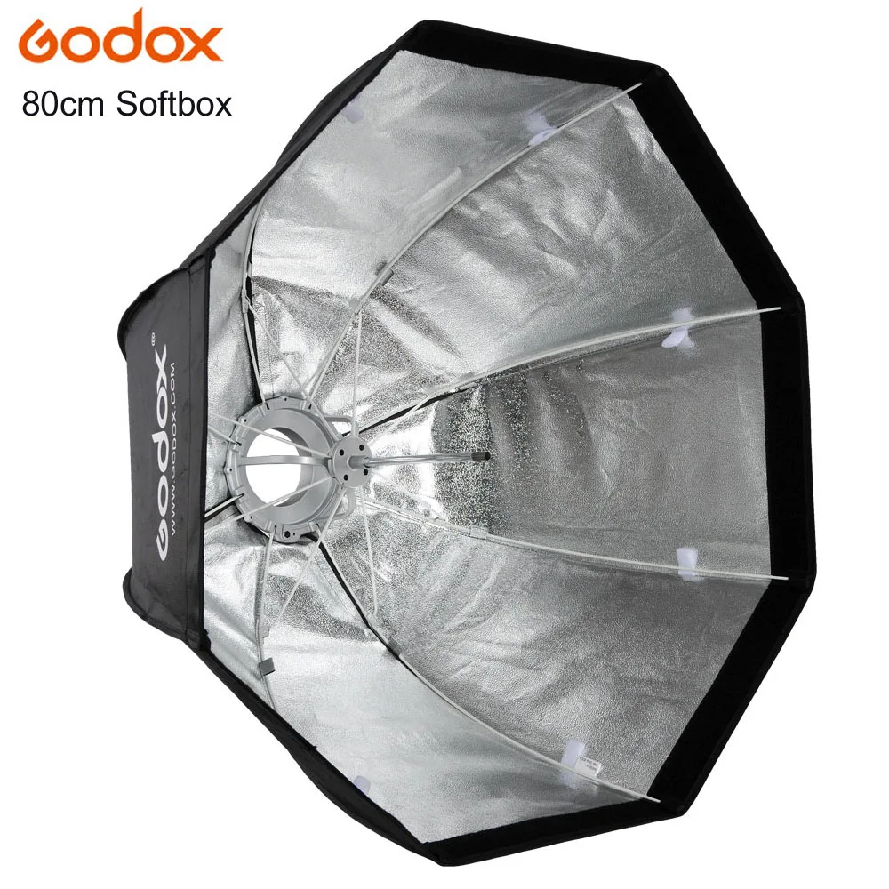 

Godox Umbrella Convenient and Fast Style Octagonal 80cm SoftBox with Bowen Mount for Photo Studio Flash Photography