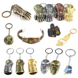 Фигурка танос Мстители 3 Бесконечность войны брелок для ключей ожерелье игрушки Лидер продаж