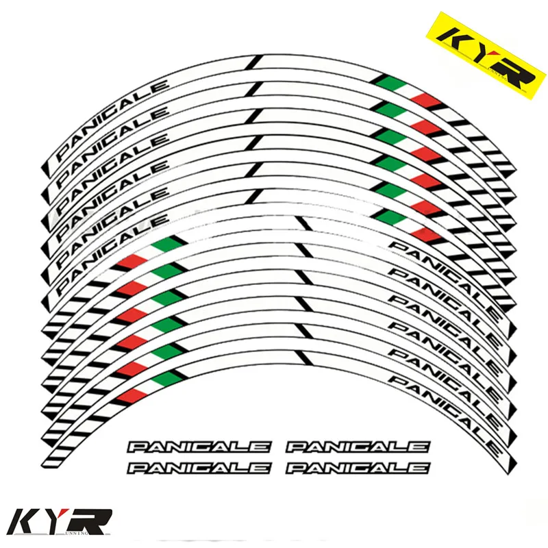 12 X толстый край внешний обод наклейка полоса колеса наклейки подходят для всех DUCATI 1299 PANIGALE S 959 PANIGALE