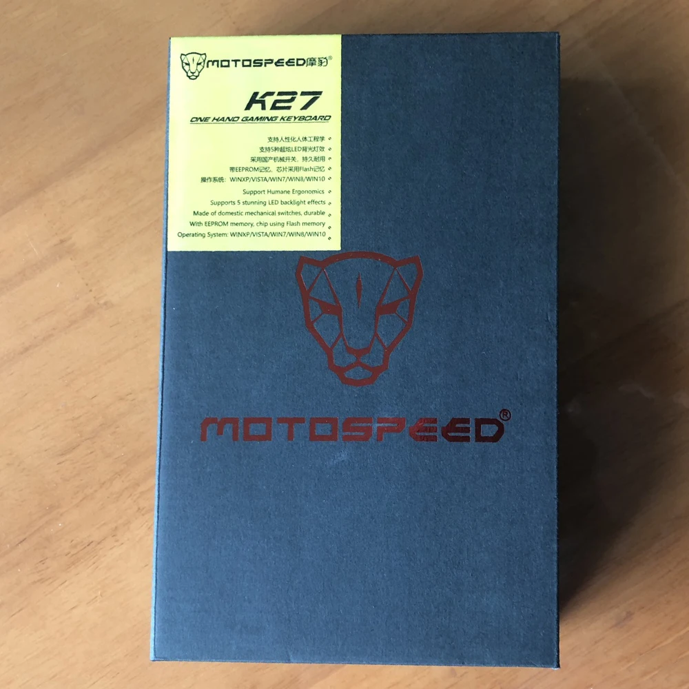 Motospeed проводная мышь клавиатура комбинированная RGB подсветка одна рука K27 игровая механическая клавиатура с V40 набор игровых мышей для ПК ноутбука