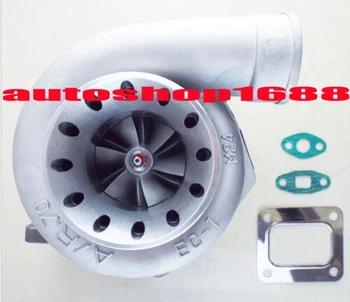 

T66 GT35 GT3584 T4 T04Z TO4Z T04R TO4R T04S a/r 0.70 anti-surge a/r.68 T4 just oil cooled 3.00 inch V-band turbo turbocharger