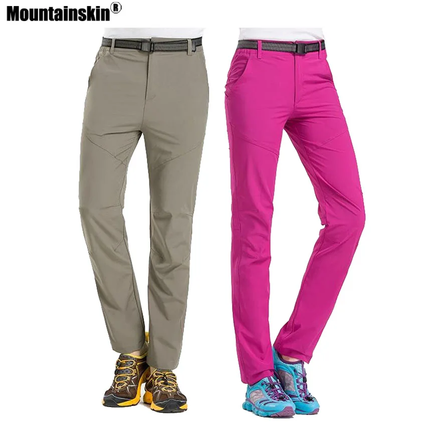 

Mountainskin Men's Women's Summer Quick Dry Sports Pants Outdoor Hiking Camping Trekking Climbing Fishing Female Trousers VA215