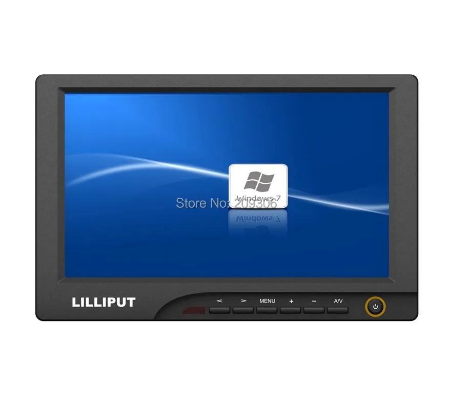 

LILLIPUT 869GL-80NP/C/T 8" TFT LED 4-wire resistive touch screen monitor with AV VGA HDMI good for car PC hosts monitor