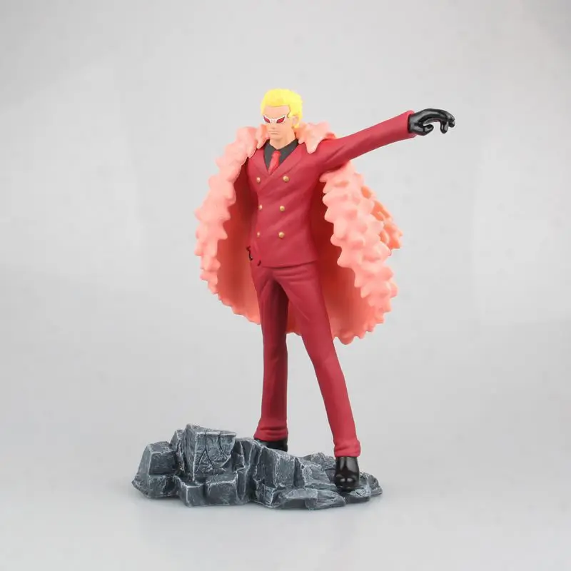 24 см одна деталь Donquixote Doflamingo фигурку ПВХ Коллекционная модель игрушки brinquedos для