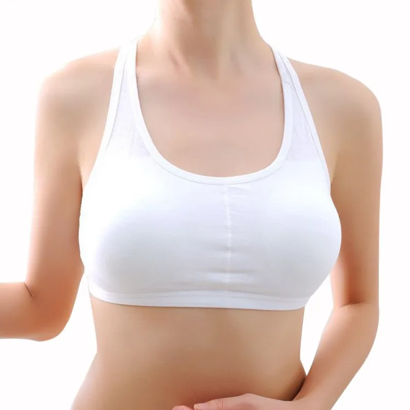 Сексуальный женский хлопковый топ с открытой спиной, белая рубашка, бюстгальтер с мягкими чашечками, бюстгальтер на грудь, укороченная одежда, новинка