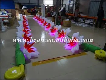 

Hot Sale LED Light Inflatable Flower Road Wedding Decoration