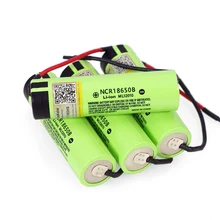 1-8 шт Liitokala NCR18650B 3,7 V 3400mAh 18650 перезаряжаемая литиевая батарея для батареи+ DIY Linie