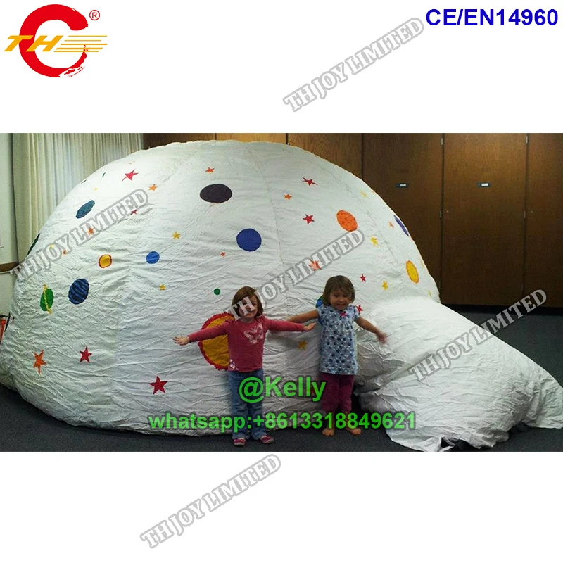 

free door shipping full printing inflatable dome planetarium 360 degree inflatable planetarium tent for sale movie project tents