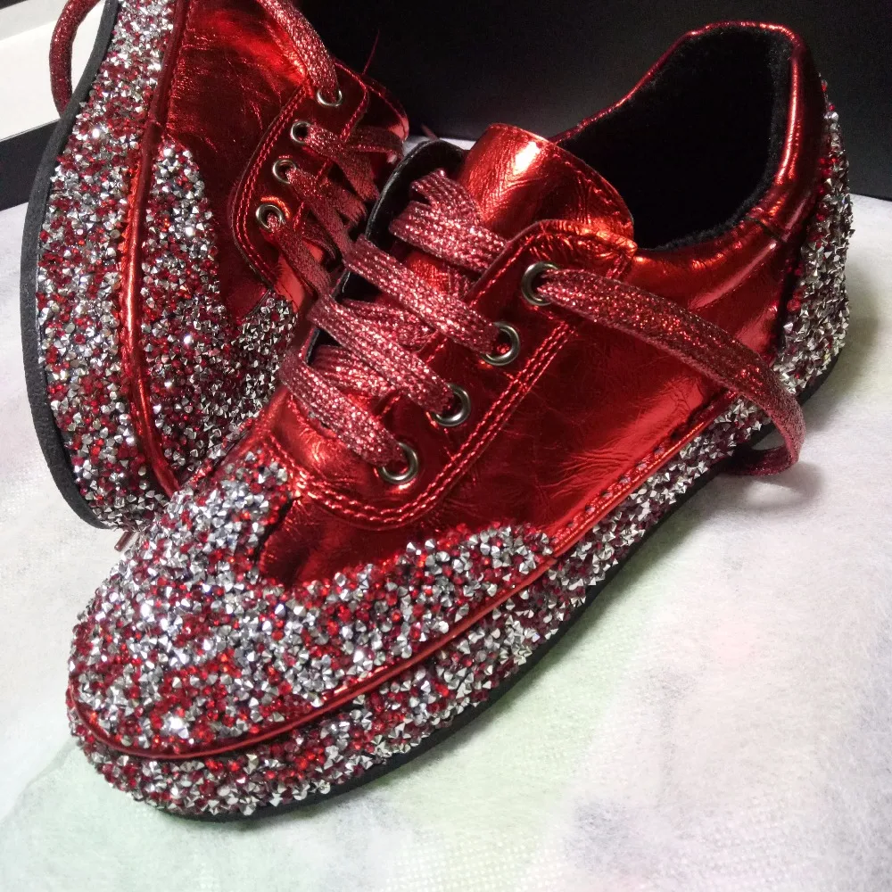 Diamant Dentelle Européenne Nouvelle Brillant Début Printemps 4 Paresseux Chaussures 1 Confortable Du 3 Station Au Casual Femmes 2018 2 coréen 6xdCwtq6vn