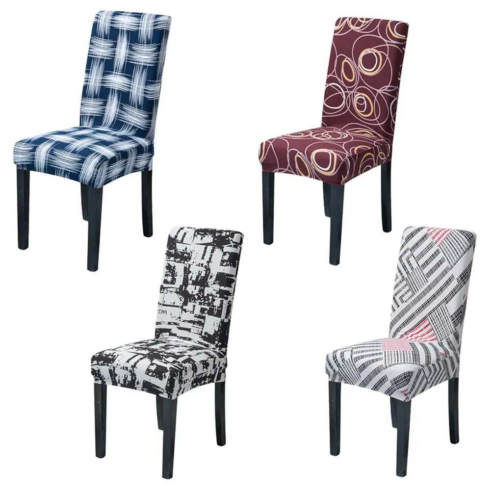 

Universal Stretch Chair Cover Household Anti-fouling Chair Cover Removable Washable Christmas High Stretch Removable Universal