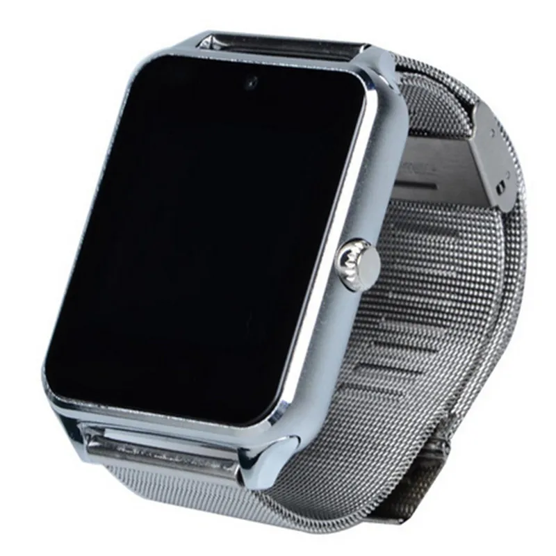 SZMDC Смарт часы GT08 Z60 для мужчин и женщин Bluetooth наручные Смарт часы Поддержка SIM/TF карты наручные часы для Apple Android телефон PK DZ09 - Цвет: silver