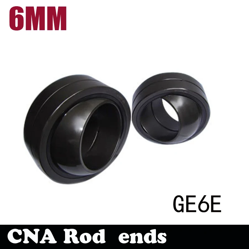 4Pcs GE6E Spherical Bushing Plain Bearing 6 x 14 x 6 mm High Quality